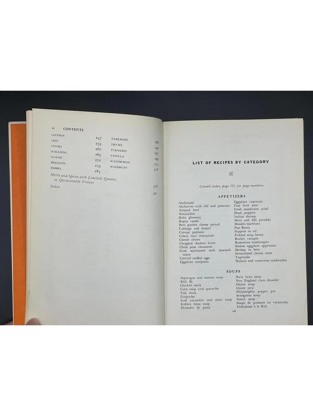 Vintage 1963 Herb & Spice Cookbook by Craig Claiborne